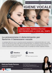 igiene vocale professionisti